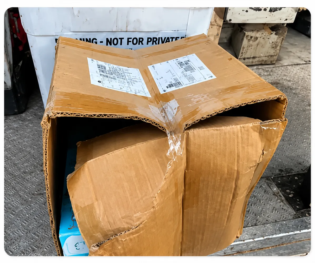 Bad packaging