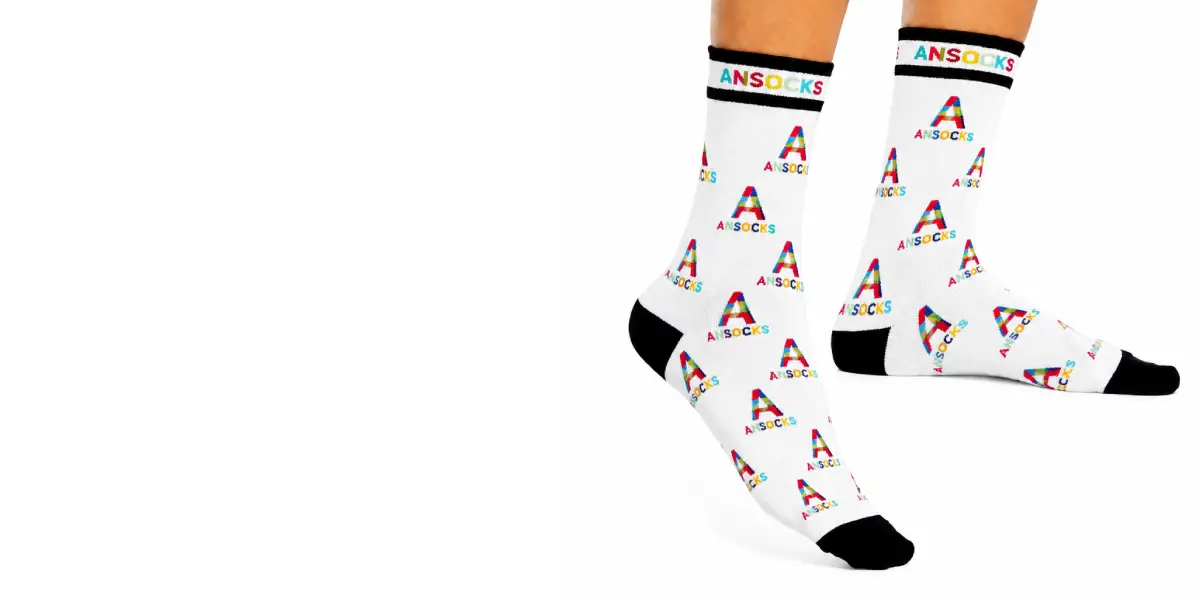 Printed Logo Socks