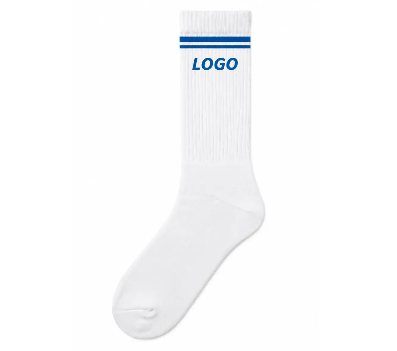 Striped + logo